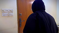 Moroccan Hot Stepmom Wear a bra hijab abaya & a panty then she sweep my room & try to seduced me