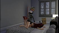 The Sims 4 sex strapon sex with package lucien