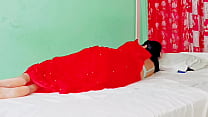 Red Sharee Wear Stepmom Fuck Dirty Hindi Talk