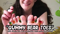 Gummy Bear Toes