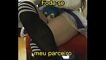 Bonequinha sexual intrometida é sufocada por pa...
