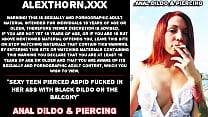 Sexy teen Pierced Aspid fucked in her ass with ...