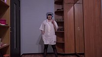 A Nurse In Stockings Stretches A Hairy Pussy With A Medical Gynecological Expander Gaping Hole And Clitoris Close-up Masturbation During A Break At Work 11 Min