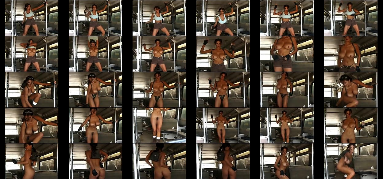 Laura Croft Striptease