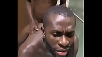 Hercules fuck with his friend in a bathroom