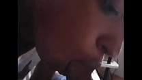 Ebony BlowJob 2 Min