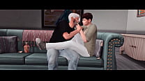 Stepfather Fucks Stepson Hard While Stepmom Is Away (SIMS SFM GAY PORN)