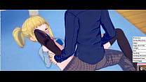 Hentai blonde girl getting fucked - Missionary position