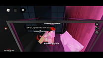 Follando con un seguidor en un hotel Roblox