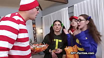 Trick or treat foursome with stealing girlfriends who got busted