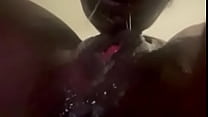 She likes when I lick her sticky pussy till she squirts I slurp her clit