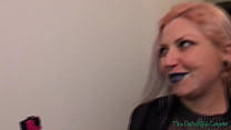 Tattooed Ex-Girlfriend doing her first Cumwalk in Amsterdam - Public walk of shame