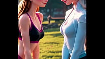 A secret moment with Anna... AI-generated