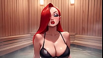 Big Boobs Jessica MILF Bouncing Tits and Ass In The Sauna! Free Ai