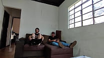 bastidores da gravação com Carlos Urach o pai da Andressa Urach