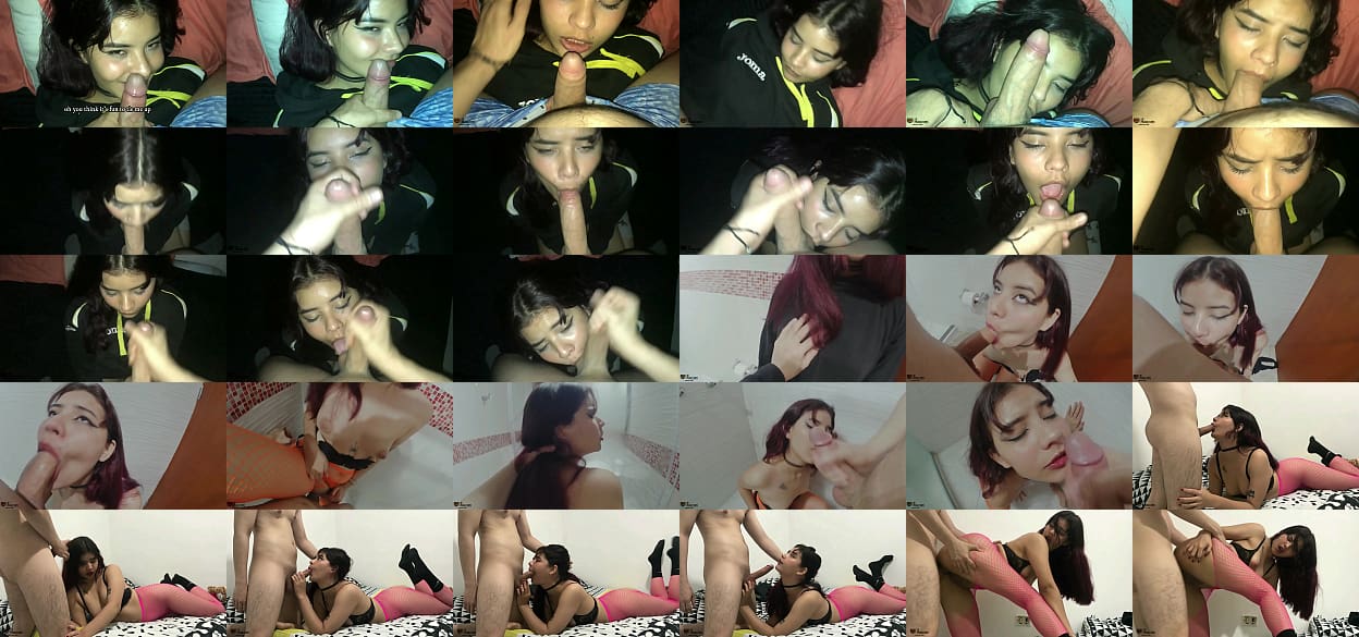 Jogo arriscado com meia-irmã com tesão, ela chupa meu pau!