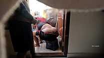 Flashing dick and jerking infront of maid poonam