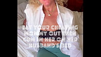 Eat Your Cheating step Mommy Out Then Cum In Her On Her Husband's Bed
