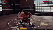 Luna DarkMoon VS Jerle (Naked Fighter 3D)
