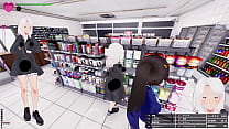 【プレイ動画005】コンビニのバイトのお姉さんに汁をかける!秘密のエクスポーズ バレないように露出するマナカさん