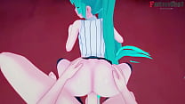 Hatsune Miku Fotze gefickt, gratis!