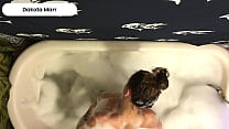 Spying On A Bath Sky View Bubble Bath Soapy Bru...