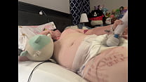 Sleepily Cumming in my Diaper