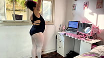 Chubby Ballerina Farts During Ballet Training