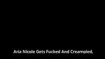 Aria Nicole Gets Fucked And Creampied, POV Version