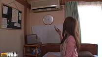 Japanese babe blows a man with big cock after getting her air conditioner repaired