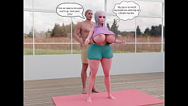 Hot 3D MILF gets fucked while doing yoga, a wild ride you won't forget!