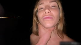 Fucking Hot Blonde Slut Gets Fucked Hard on Barcelona Beach