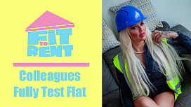 Fit To Rent: Colleagues Fully Test Flat Louise Lee - A Dirty Office Affair