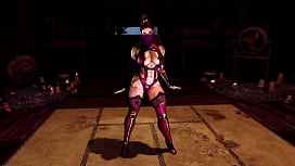 Muscular Mileena's Thick Temptation: Serve Her for a Hot Night