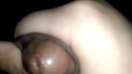 Hairy straight guy experiments with virgin ass and cums