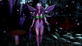 Hot Young Fairy Gets Wild in a Fantasy Forest