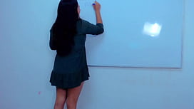 Biology Teacher Swallows Cumshot Like a Sexy Science Experiment