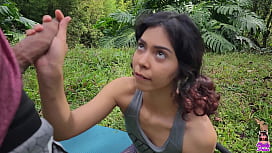 Caught Doing Yoga, Now Fucked Hard by a Walking Stranger