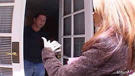 Big Tits Freckled Secretary Gets Fucked Hard by a Thick Client Who Swallows His Load