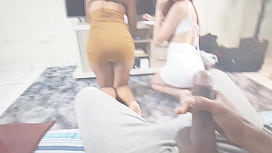 Hot Sister & Sassy Friend Get Naughty After School