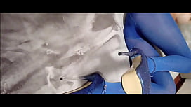 MILF Blowjob Bonanza: Pigtails, Pantyhose & Big Tits - 20 Minutes of Cum Swallowing