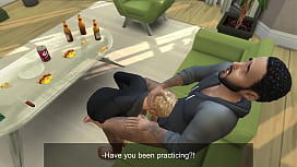 Sims 4: Carlos' Wild Night Alone - Part 1 (9 min)