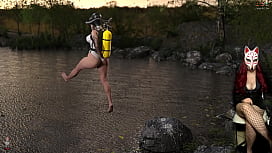 Schatten (22) - Meermädchen Blowjob