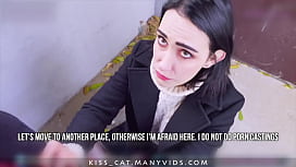 Risky Anal Fuck with Facial Cum Walk - Public Agent Pickup Russian Student to Street Fuck / Kiss Cat