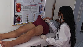 Patient Can't Control Hard-on in Front of Nurse