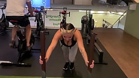 Busty Collie Gym Slut Gets Slow & Hard