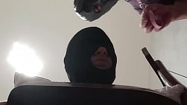 MILF's Mouth, Pussy & Ass Stuffed - Blindfolded & Ballgagged