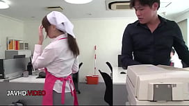 Chihiro Akino's Office Lady Blowjob Leads to a Surprising Creampie Finish