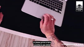 Deutsche MILF Adrienne Küsst ihn öffentlich und wird auf seiner Küchentisch verprügelt!