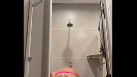 Gym Shower Time: Sweat, Soap, and Slick Skin